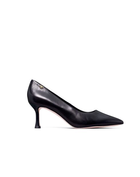 Escarpins en Cuir à bout pointu noirs