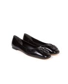 Ballerines en Cuir Géorgie noires