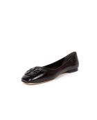 Ballerines en Cuir Géorgie noires