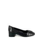 Escarpins en Cuir Pompe de Géorgie noirs