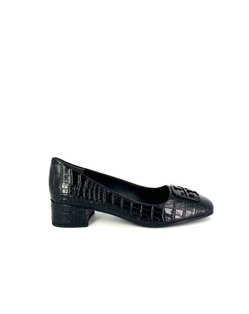 Escarpins en Cuir Pompe de Géorgie noirs