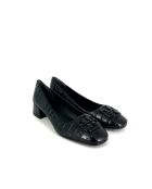 Escarpins en Cuir Pompe de Géorgie noirs