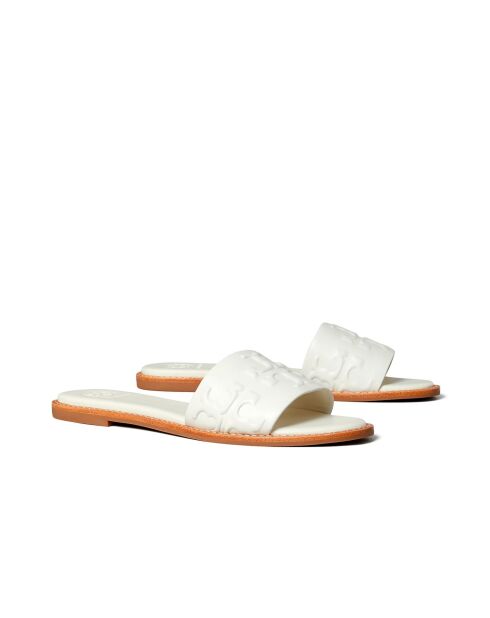 Helderwitte leren sandalen van Everly