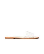 Helderwitte leren sandalen van Everly