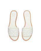 Helderwitte leren sandalen van Everly