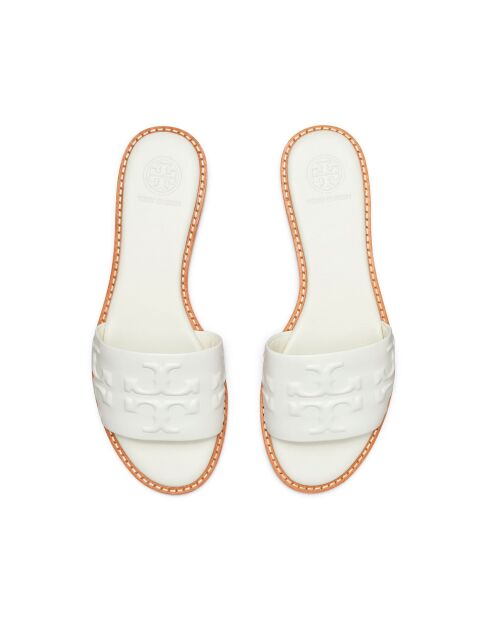 Helderwitte leren sandalen van Everly