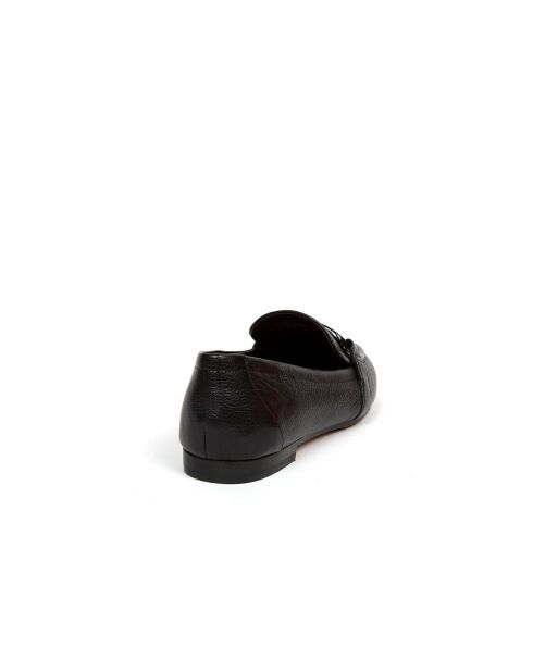 Mocassins en Cuir Géorgie noirs