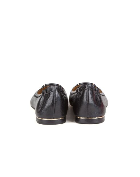 Ballerines en Cuir multi-logos noires