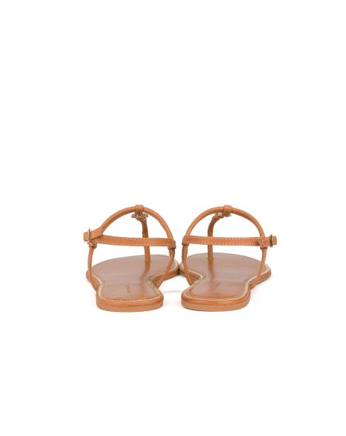 Sandale en Cuir Emmy camel