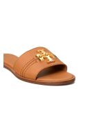 Sandale en Cuir Everly Slide marron