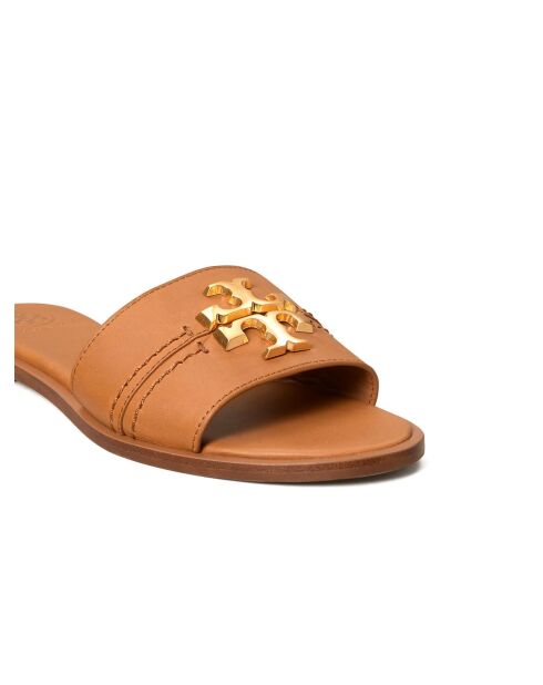 Sandale en Cuir Everly Slide marron