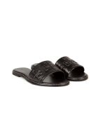 Sandali bassi Everly in pelle nera