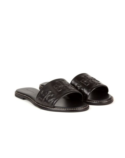 Sandali bassi Everly in pelle nera