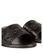 Sandali bassi Everly in pelle nera