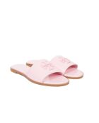 Everly Slide poederroze leren sandalen