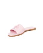 Everly Slide poederroze leren sandalen