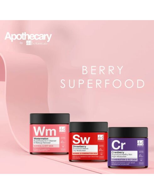 Kit de super-aliments aux baies - 3 pièces - 3x60 ml