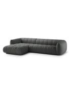 Julia modulares rechtes Ecksofa Graphit - 295x170x68 cm