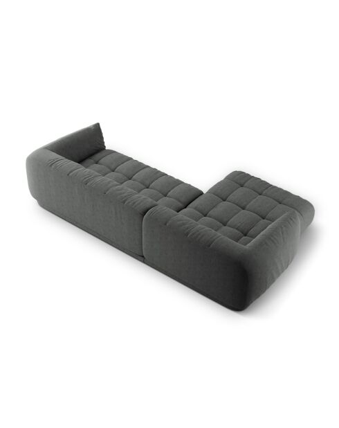 Julia modulares rechtes Ecksofa Graphit - 295x170x68 cm
