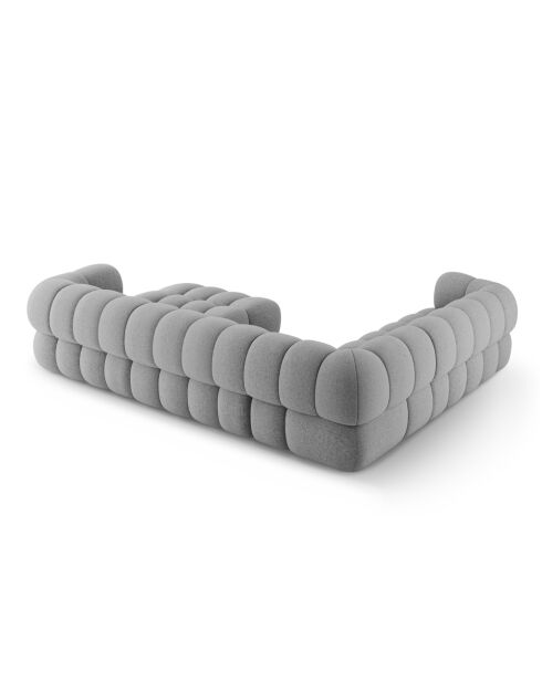 Maurice hellgraues modulares Panorama-Ecksofa rechts - 335x245x70 cm