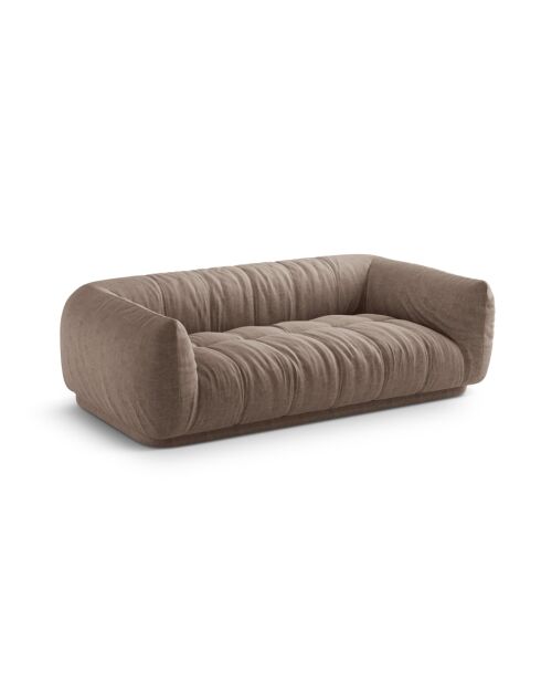 Julia Cappuccino-Sofa - 200x100x68 cm