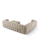 Modulares linkes Panorama-Ecksofa Maurice dunkelbeige - 335x245x70 cm