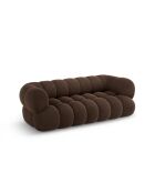 Sofa van chocoladefluweel Maurice - 210x95x70 cm