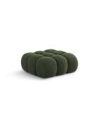 Pouf velours Maurice vert - 95x95x40 cm