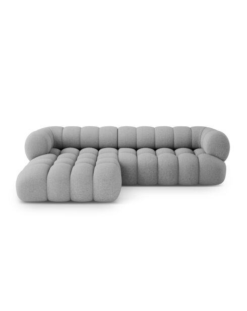 Maurice modulares linkes Ecksofa hellgrau - 270x165x70 cm