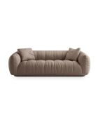 Julia Cappuccino-Sofa - 225x100x68 cm