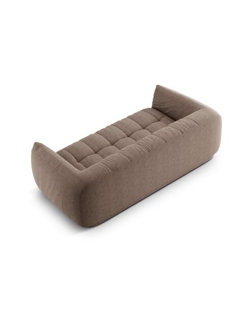 Julia Cappuccino-Sofa - 225x100x68 cm