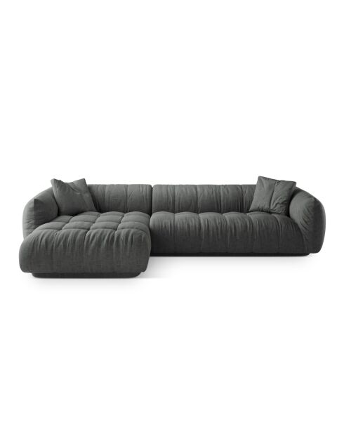 Julia modulares linkes Ecksofa Graphit - 295x170x68 cm