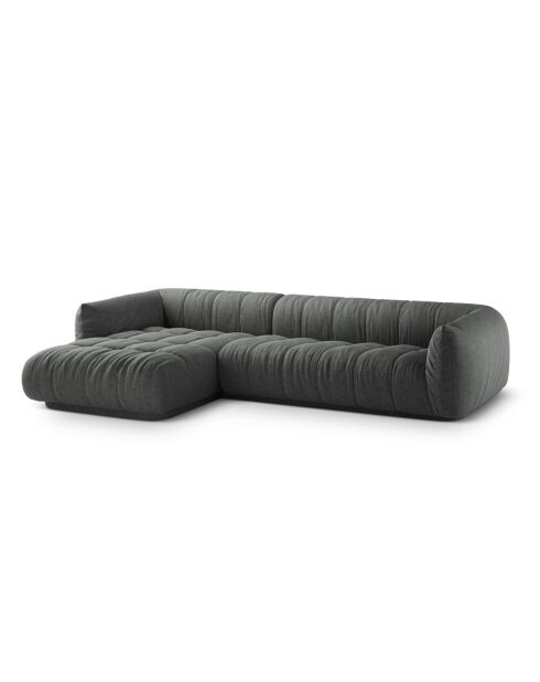 Julia modulares linkes Ecksofa Graphit - 295x170x68 cm