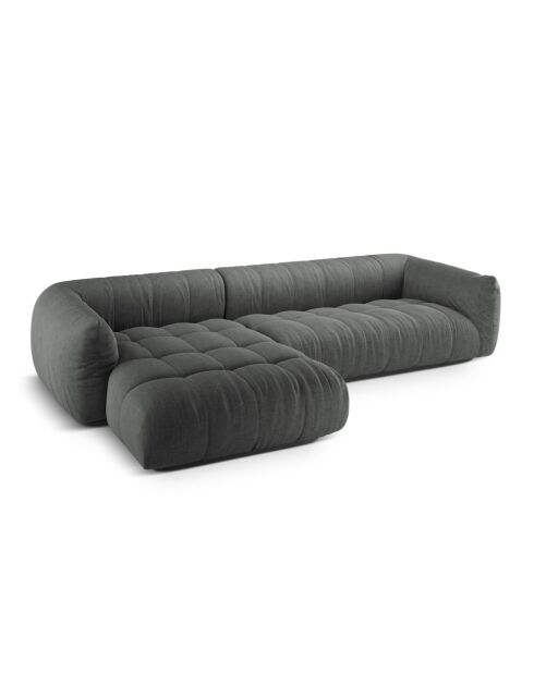 Julia modulares linkes Ecksofa Graphit - 295x170x68 cm