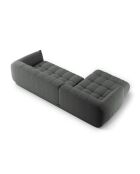 Julia modulares linkes Ecksofa Graphit - 295x170x68 cm