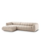 Julia beigefarbenes modulares rechtes Ecksofa - 295x170x68 cm