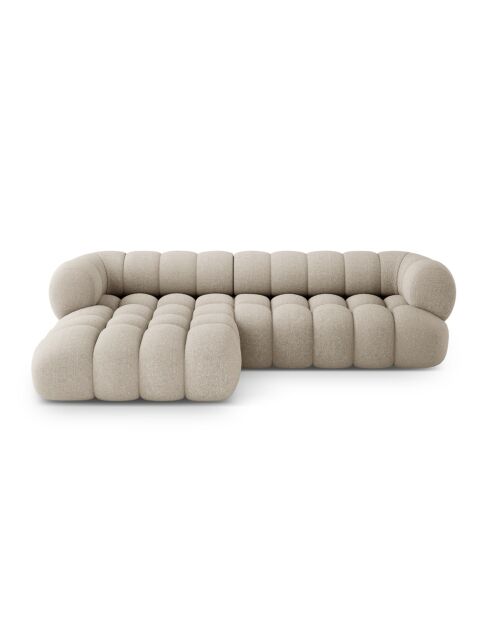 Maurice modulares rechtes Ecksofa dunkelbeige - 270x165x70 cm