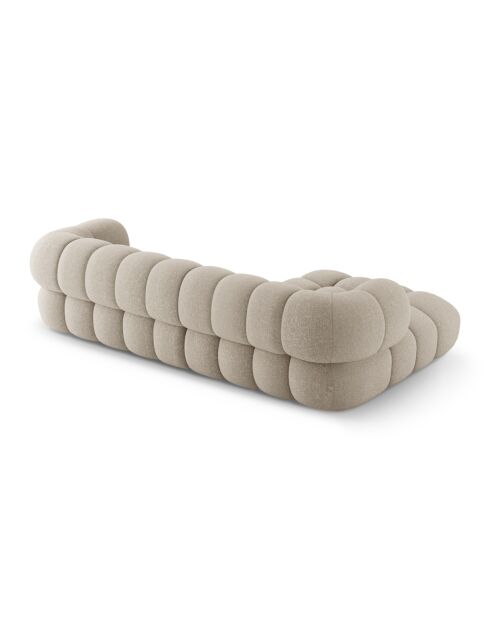 Maurice modulares rechtes Ecksofa dunkelbeige - 270x165x70 cm