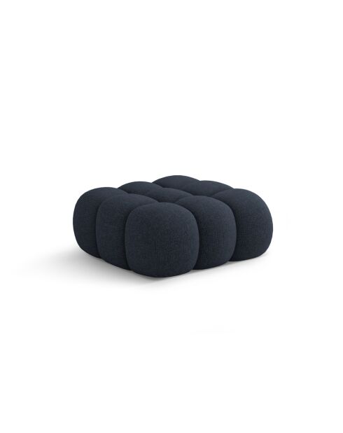 Pouf Maurice bleu marine - 95x95x40 cm