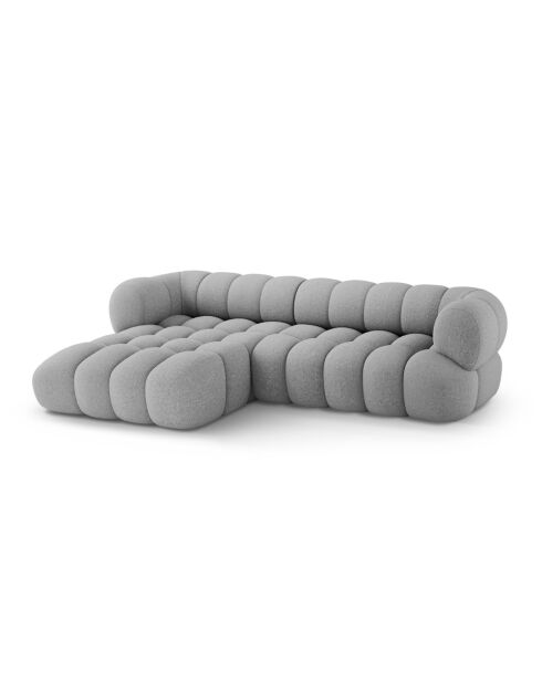 Maurice modulares rechtes Ecksofa hellgrau - 270x165x70 cm