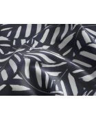 Testiera Alpilles in velluto con motivo blu marino - 200x8x120 cm