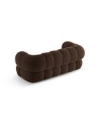 Divano Maurice in velluto color cioccolato - 180x95x70 cm