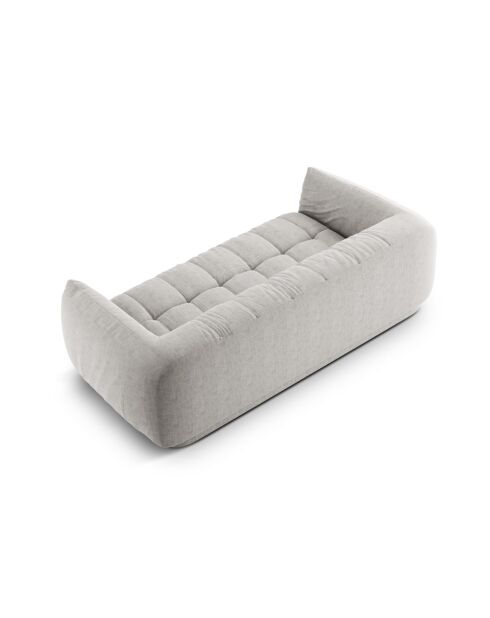 Julia hellgraues Sofa - 225x100x68 cm