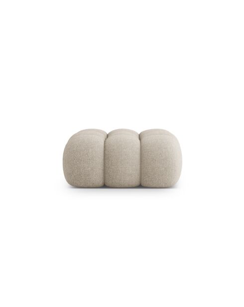 Pouf Maurice beige foncé - 95x95x40 cm