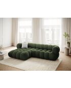 Maurice grünes modulares rechtes Ecksofa - 270x165x70 cm