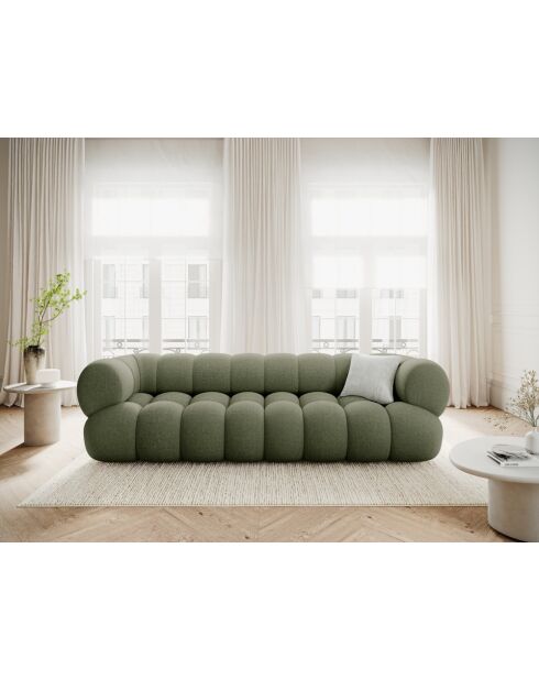 Canapé modulaire Maurice vert - 240x95x70 cm