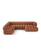 Modulaire panoramische hoekbank van Maurice brick links - 335x245x70 cm