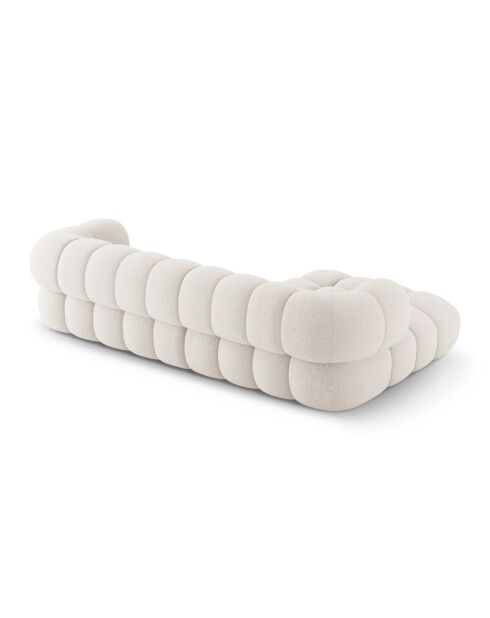 Maurice modulares rechtes Ecksofa hellbeige - 270x165x70 cm