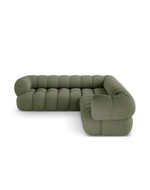 Modulares Ecksofa Maurice grün - 245x245x70 cm
