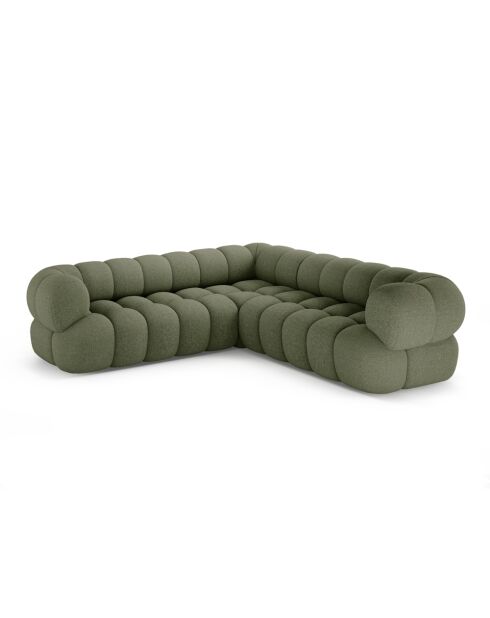 Modulares Ecksofa Maurice grün - 245x245x70 cm